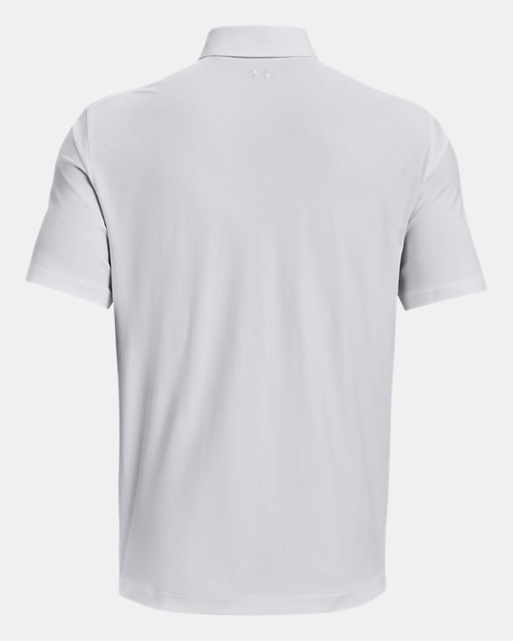 Men's UA Luxe Polo in White image number 5